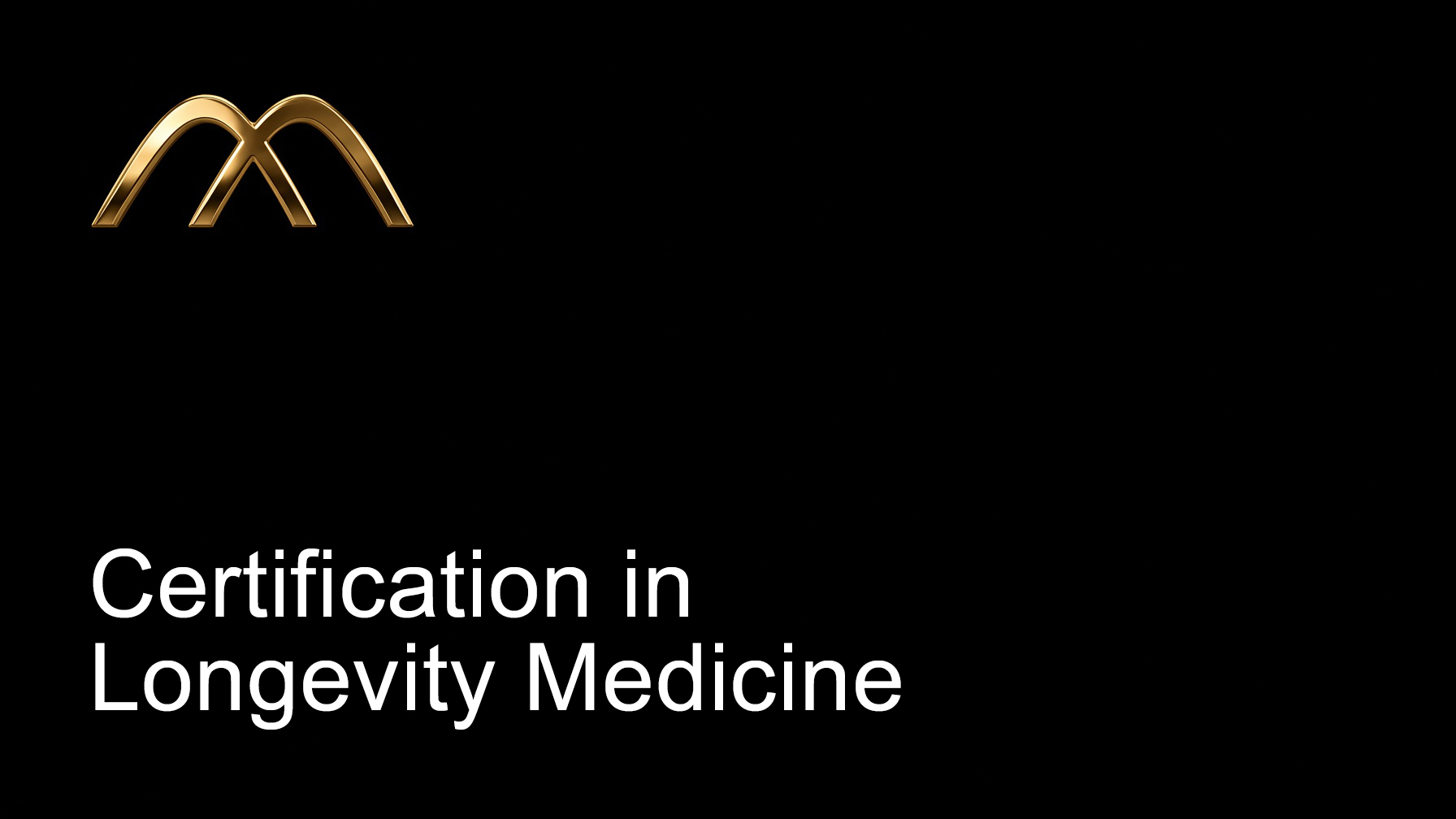 Course card for Certificate in Longevity Medicine
