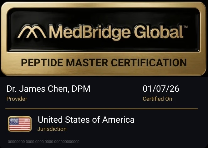 Peptide Master Certification badge